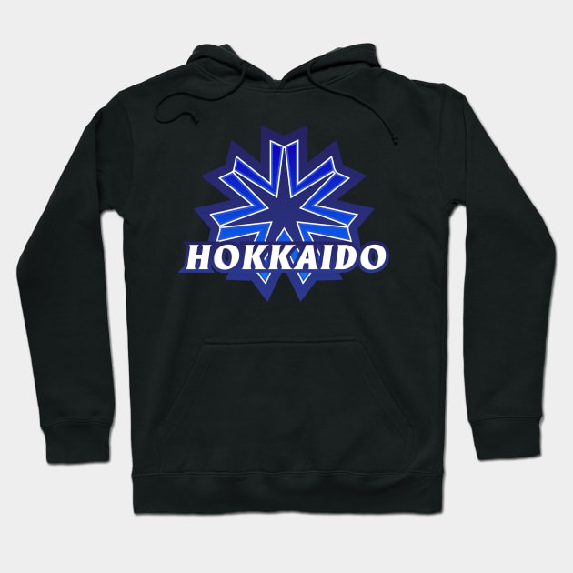 Hokkaido Prefecture Japanese Symbol Hoodie by PsychicCat
